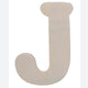 Darice • uitgesneden houten letter j 10,8cmx5mm