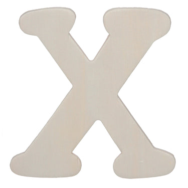 Darice • uitgesneden houten letter x 10,8cmx5mm