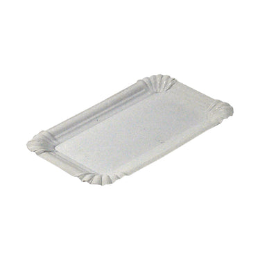 Kartonnen schaaltjes ongevoerd duplex wit 12x19cm (1000 stuks)