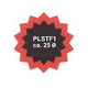 Tip-top pleisters f1 ø25mm per 100 stuks