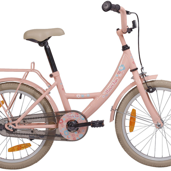 bike bfk 18" girls flower fun pink