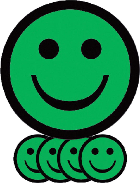 Smit visual magnetische smiley's basic groen (5 stuks)