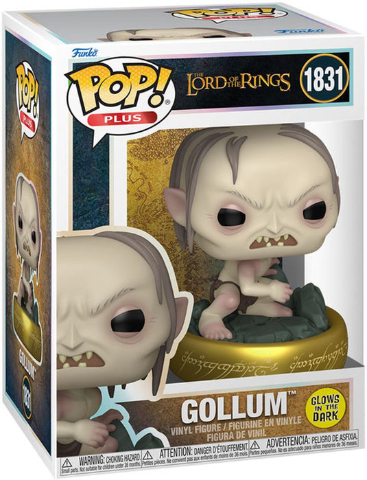 Funko pop plus: the lord of the rings - gollum (glow in the dark) pop