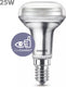 Philips led reflector 25w e14 warm wit licht