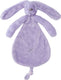 Happy horse recycled konijn richie knuffeldoek 25 cm - lila - baby cadeau