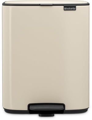Brabantia bo pedaalemmer - 12 liter - soft beige
