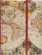 Peter pauper magnetic notitieboek - old world - 16x21 cm