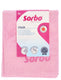 Sorbo prof microvezeldoek - reinigingsdoek voor streeploos schoonmaken - roze - 4 stuks