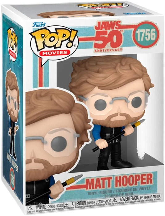 Funko jaws matt hooper vinylfiguur 1756 pop! standaard pvc unisex - fan merch, film