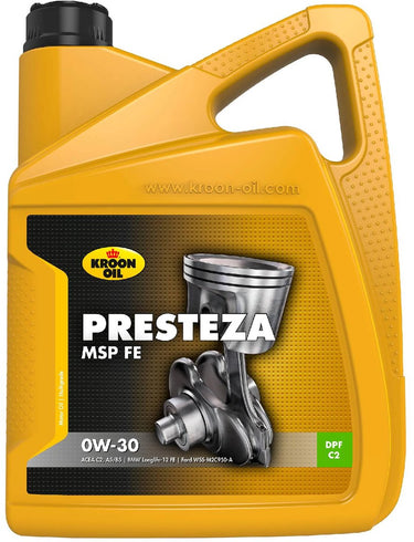 Kroon-oil - presteza msp - longlife-12 fe - 5 liter - vol-synthetisch 0w-30