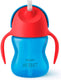 Philips avent drinkbeker met rietje - 9+ maanden - 1 stuk - blauw rood - scf796 01