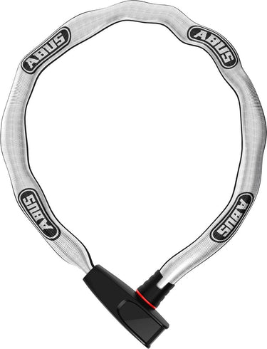 Abus fietsslot kettingslot - catena 6806k reflective - security level 6 - grijs - 85 cm - geschikt voor elektrische fietsen en stadsfietsen