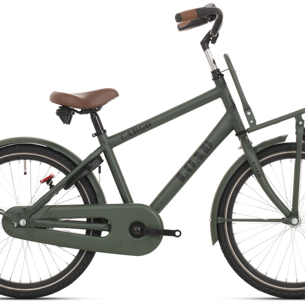 Bikefun Load 20" boys bicycle with brake hub - matt khaki green