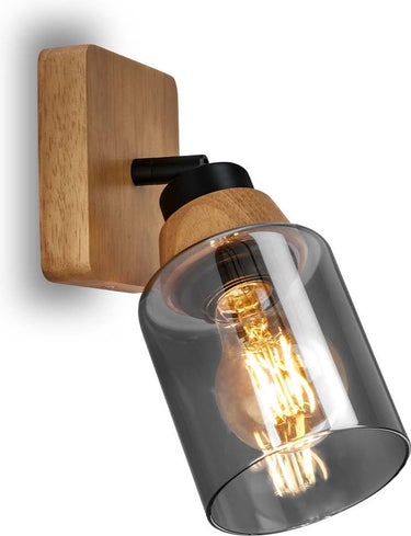 Briloner - royk - leeslamp, wandlamp binnen, lamp, wandlamp binnen, draaibaar, woonkamerlamp, zwart