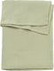 Meyco baby uni wieglaken - pre-washed hydrofiel - soft olive - 75x100cm - 0.3 tog