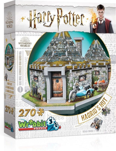 Wrebbit harry potter - hagrid's hut - 270 stukjes - 3d puzzle
