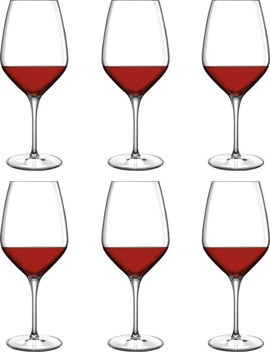 Luigi bormioli atelier rode wijnglas (ø9,1 cm) (set van 6)
