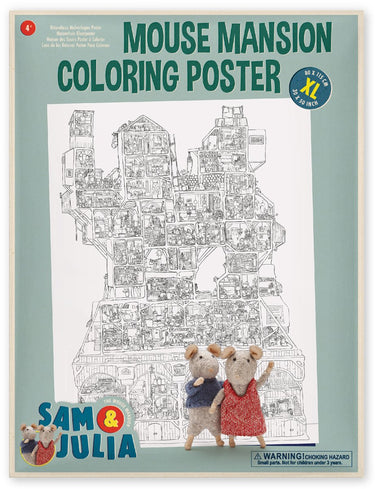 Sam julia muizenhuis mega xl kleurposter | | het muizenhuis