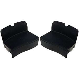 Axa afdekkapjes voor defender - zwart (set)