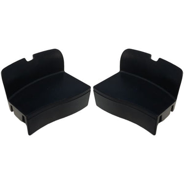 Axa afdekkapjes voor defender - zwart (set)