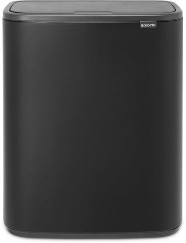 Brabantia bo touch bin prullenbak - 1 vak - 60 liter - mineral moonlight black
