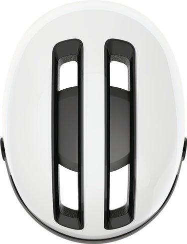 Abus fietshelm hud-y ace shiny white m - 54-58 cm - wit - geschikt voor gebruik op elektrische fietsen - stadsfietsen - 430 g