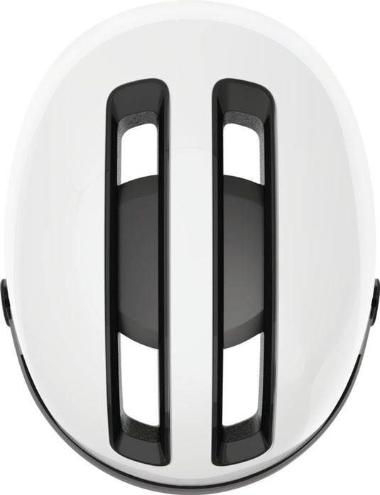 Abus hud-y ace - fietshelm shiny white m (54 - 58 cm)