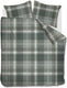 Riviera maison rivièra maison tartan check dekbedovertrek - lits-jumeaux - 240 x 200 220 cm - groen