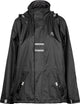 Ralka regenjack waterdicht reflectie - senior - zwart - l