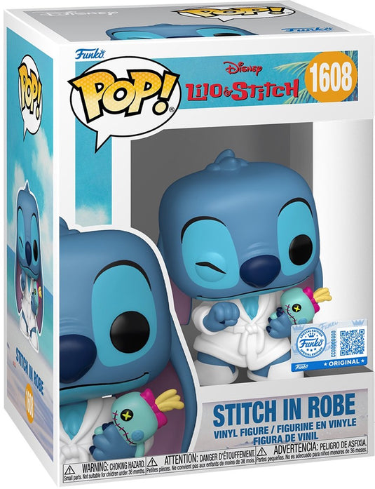 Funko lilo stitch stitch in robe vinylfiguur 1608 unisex pop! - neutraal - standard