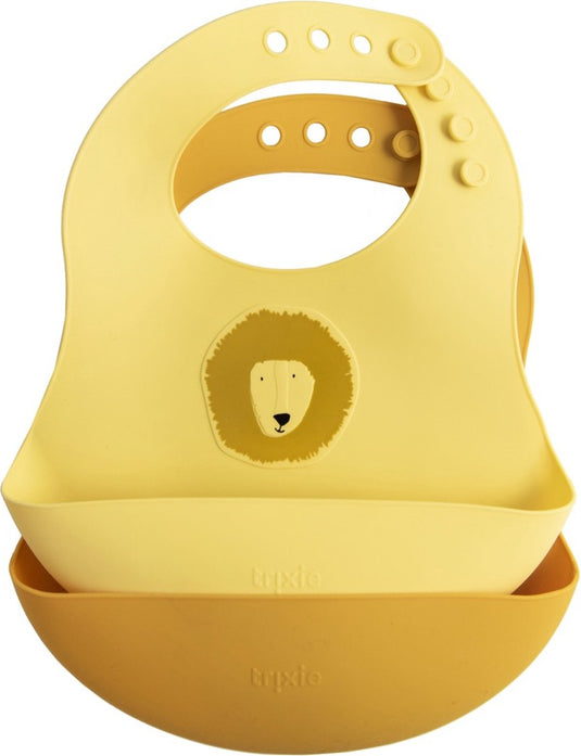 Trixie siliconen slab 2-pack - mr. lion - makkelijk afwasbaar - 100% food grade silicone - geel