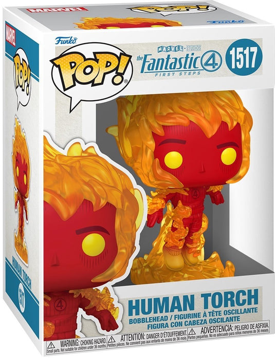 Funko pop marvel: fantastic four: first steps - human torch pop