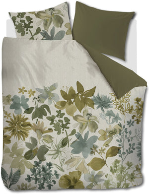 Beddinghouse lilian dekbedovertrek - tweepersoons - 200 x 200 220 cm - groen