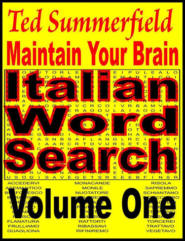 Maintain your brain 22 - maintain your brain italian word search puzzles volume 1