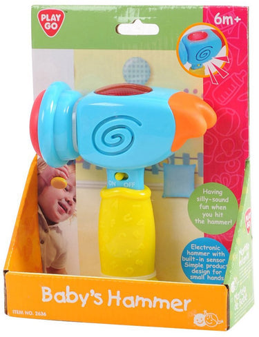 Playgo baby speelgoed hamer met licht en geluid - motoriek.