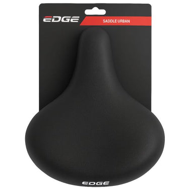 Edge fietszadel urban - zwart