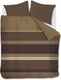 Beddinghouse fera dekbedovertrek - lits-jumeaux - 240 x 200 220 cm - bruin