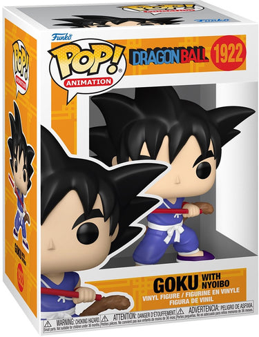 Funko pop animation: dragon ball - goku with nyoibo pop #1922