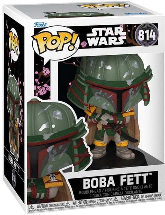 Funko star wars boba fett vinylfiguur 814 unisex pop! - neutraal - standard