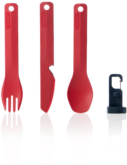 Human gear - gobites bio - bestek - k f s set - red