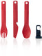 Human gear - gobites bio - bestek - k f s set - red