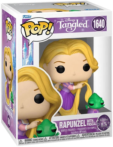 Funko rapunzel rapunzel with pascal (15th anniversary) vinylfiguur 1640 unisex pop! - neutraal - standard