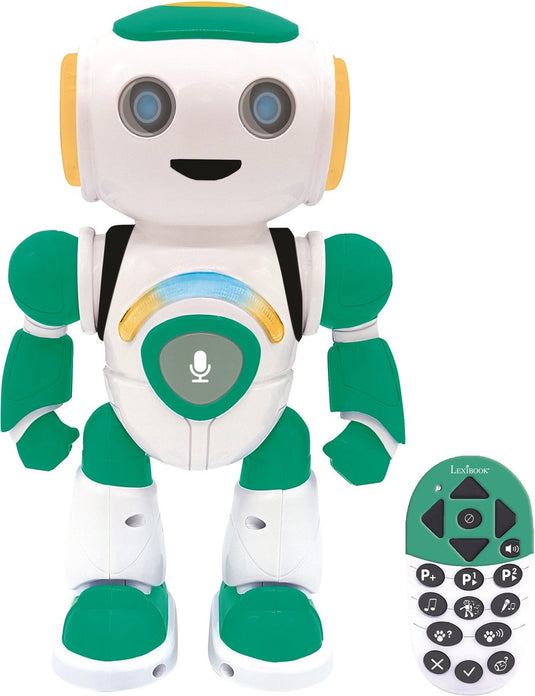 Lexibook powerman® jr. stem robot met quiz, muziek en spelletjes (french)