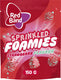 Red band sprinkled foamies strawberry snoep 10x150g