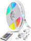 B.k.licht - led strip 10 meter - light strip - rgb led verlichting - met afstandsbediening - dimbaar - gekleurd licht - gaming accesoires