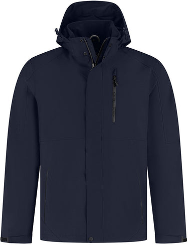 Kjelvik outdoorjas alek donkerblauw