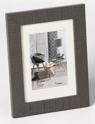 Walther home - houten lijst - fotoformaat 13x18 cm - grijs