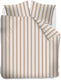 Vtwonen fun stripe dekbedovertrek - lits-jumeaux - 240 x 220 cm - naturel