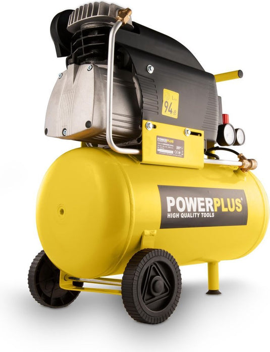 Powerplus powx1735 compressor - luchtcompressor - 1500w - 8 bar - 24l tankinhoud
