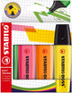 Stabilo boss original - markeerstift - hoogste kwaliteit - etui met 4 kleuren